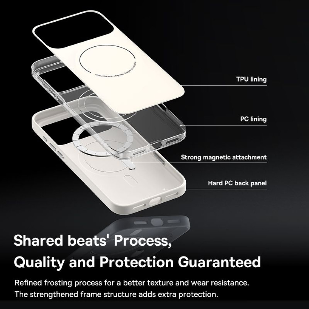 Калъф BASEUS Colorful Liquid Siliconе за Apple iPhone 17 Pro, Magnetic (P0045X10)