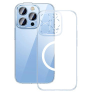 Калъф + стъклен протектор BASEUS Crystal MagSafe за Apple iPhone 14 Калъф + стъклен протектор BASEUS Crystal MagSafe за Apple iPhone 14