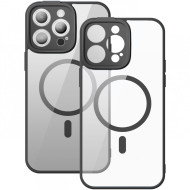 Калъф + стъклен протектор BASEUS Frame MagSafe за Apple iPhone 14 Plus + протектор Калъф + стъклен протектор BASEUS Frame MagSafe за Apple iPhone 14 Plus + протектор