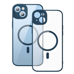Калъф + стъклен протектор BASEUS Frame MagSafe за Apple iPhone 14 Калъф + стъклен протектор BASEUS Frame MagSafe за Apple iPhone 14