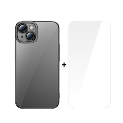 Калъф + стъклен протектор BASEUS Glitter за Apple iPhone 14 Plus Калъф + стъклен протектор BASEUS Glitter за Apple iPhone 14 Plus