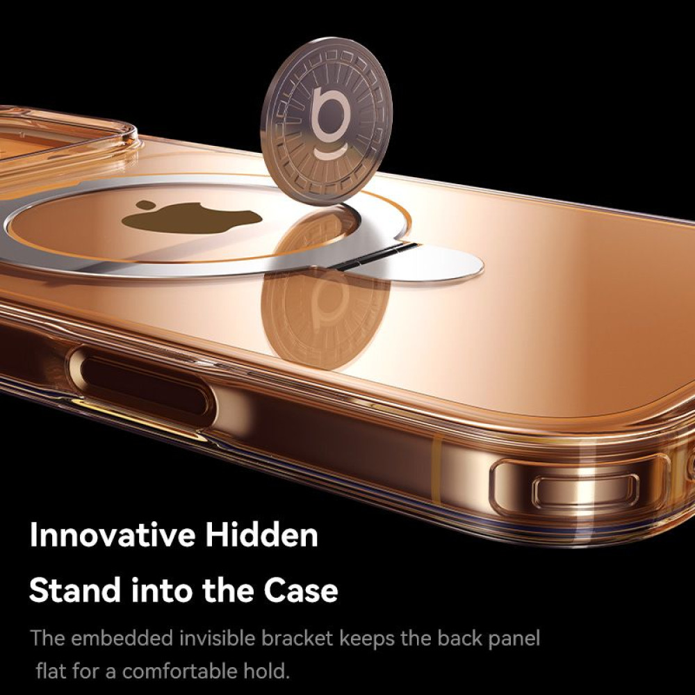 Калъф BASEUS HoopRing Magnetic + stand за Apple iPhone 17 (P0046009)
