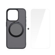 Калъф + стъклен протектор BASEUS Sky Ring 360 MagSafe за Apple iPhone 15 Калъф + стъклен протектор BASEUS Sky Ring 360 MagSafe за Apple iPhone 15