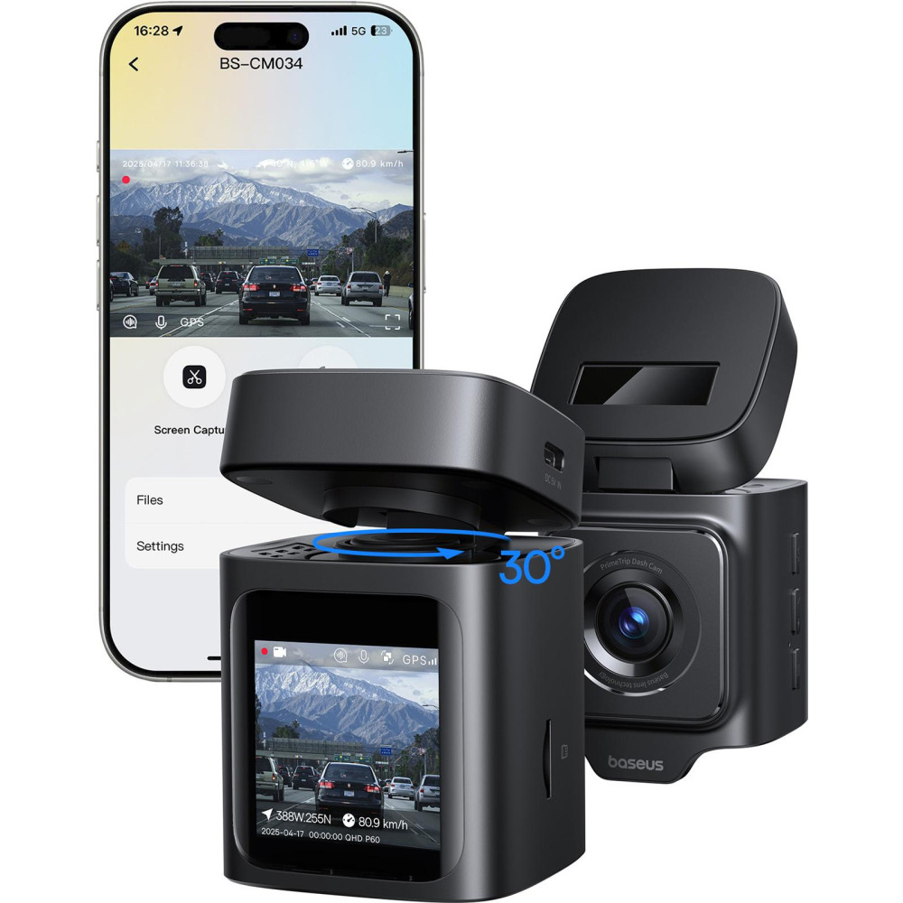 Видеорегистратор BASEUS PrimeTrip, 3K - (C10669000123-00) Видеорегистратор BASEUS PrimeTrip, 3K - (C10669000123-00)