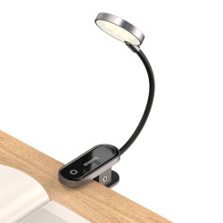 LED Лампа за четене Baseus (DGRAD-0G) с щипка за захващане  LED Лампа за четене Baseus (DGRAD-0G) с щипка за захващане