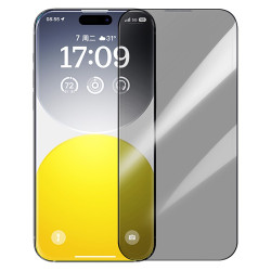 Стъклен протектор BASEUS - Crystal Ceramic Privacy за Apple iPhone 15  Стъклен протектор BASEUS - Crystal Ceramic Privacy за Apple iPhone 15