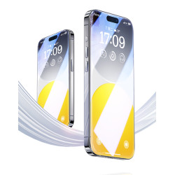 Стъклен протектор BASEUS - Crystal Diamond за Apple iPhone 15  Стъклен протектор BASEUS - Crystal Diamond за Apple iPhone 15