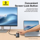 Хъб 10в1 BASEUS от Type-C към 3xUSB3.0 + 2xHDMI 4K + USB-C(PD)100W + USB-C(data) + TF/microSD + RJ45 (B00061800123-01)