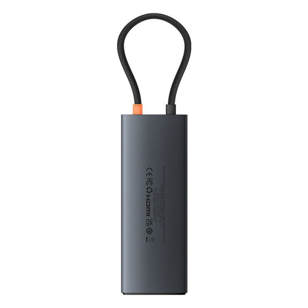 Хъб 10в1 BASEUS от Type-C към 3xUSB3.0 + 2xHDMI 4K + USB-C(PD)100W + USB-C(data) + TF/microSD + RJ45 (B00061800123-01)