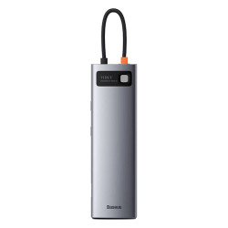 ХЪБ 11в1 BASEUS от Type-C към 3xUSB3.0 + 2xHDMI 4K +USB-C(PD) 100W + VGA + SD/microSD (CAHUB-CT0G) ХЪБ 11в1 BASEUS от Type-C към 3xUSB3.0 + 2xHDMI 4K +USB-C(PD) 100W + VGA + SD/microSD (CAHUB-CT0G)