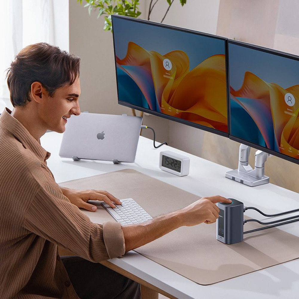 Хъб 12в1 BASEUS Nomos NU1 MAC Spacemate Air Docking station, Type-C (B0114400)