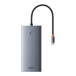 Хъб 13в1 BASEUS PortalJoy S, от Type-C към USB2.0+2xUSB3.0+USB-C+2xHDMI 4K+USB-C(PD)+DP+VGA+TF/microSD+RJ45+3.5mm jack (B00053002811-01)