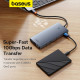 Хъб 13в1 BASEUS PortalJoy S, от Type-C към USB2.0+2xUSB3.0+USB-C+2xHDMI 4K+USB-C(PD)+DP+VGA+TF/microSD+RJ45+3.5mm jack (B00053002811-01)