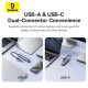 Хъб 4в1 BASEUS UltraJoy от Type-C/USB-A към 3xUSB3.0, USB2.0, USB-C, RJ45 (B0005280B811-14)
