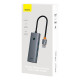Хъб 4в1 BASEUS UltraJoy от USB-A към 3xUSB3.0, USB-C, RJ45 (B0005280B811-12)