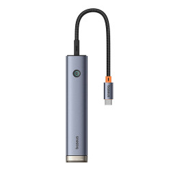 ХЪБ 6в1 BASEUS AIR UltraJoy от Type-C към 2xUSB3.0, USB2.0, USB-C(PD) 100W, PD, HDMI 4K/30Hz - B00052802811-01 ХЪБ 6в1 BASEUS AIR UltraJoy от Type-C към 2xUSB3.0, USB2.0, USB-C(PD) 100W, PD, HDMI 4K/30Hz - B00052802811-01