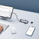 Хъб 7-в-1 BASEUS Metal Gleam от Type-C към 3xUSB3.0, USB-C(PD) 100W, HDMI 4K/60Hz, TF/Micro SD (B00030708811-01)