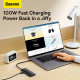 Хъб 5-в-1 BASEUS Lite S. от Type-C към 3xUSB3.0, USB-C (PD) 100W, HDMI, Lite S.  - (WKQX040001)