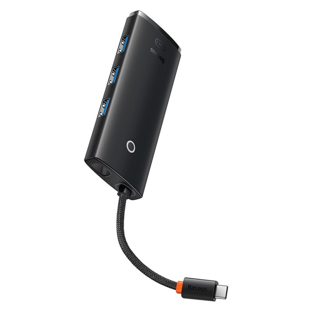Хъб 5-в-1 BASEUS Lite S. от Type-C към 3xUSB3.0, USB-C (PD) 100W, HDMI, Lite S.  - (WKQX040001)