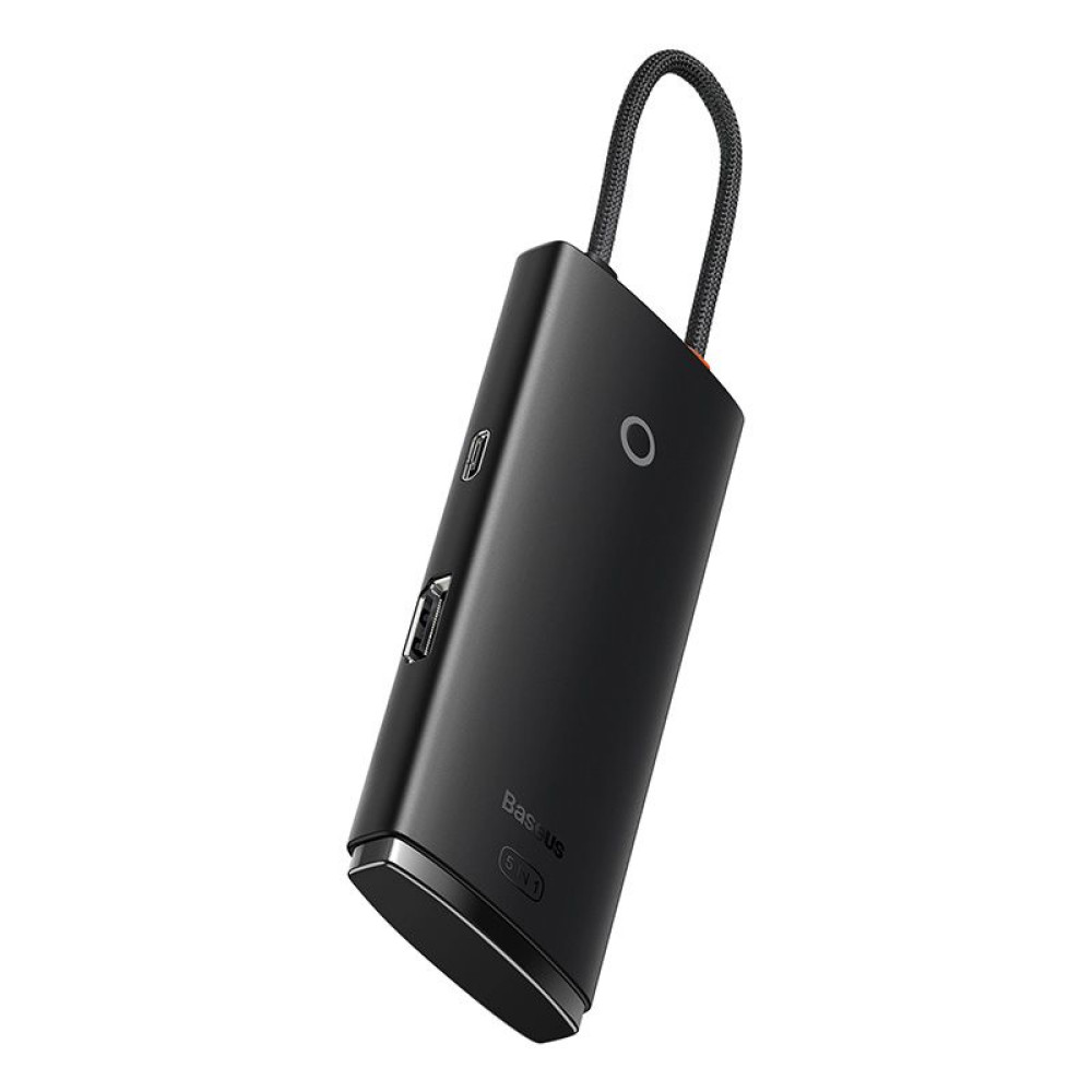 Хъб 5-в-1 BASEUS Lite S. от Type-C към 3xUSB3.0, USB-C (PD) 100W, HDMI, Lite S.  - (WKQX040001)