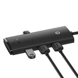 Хъб 4в1 BASEUS Lite S. от USB-A към 4xUSB 3.0, 1м.- (WKQX030101)