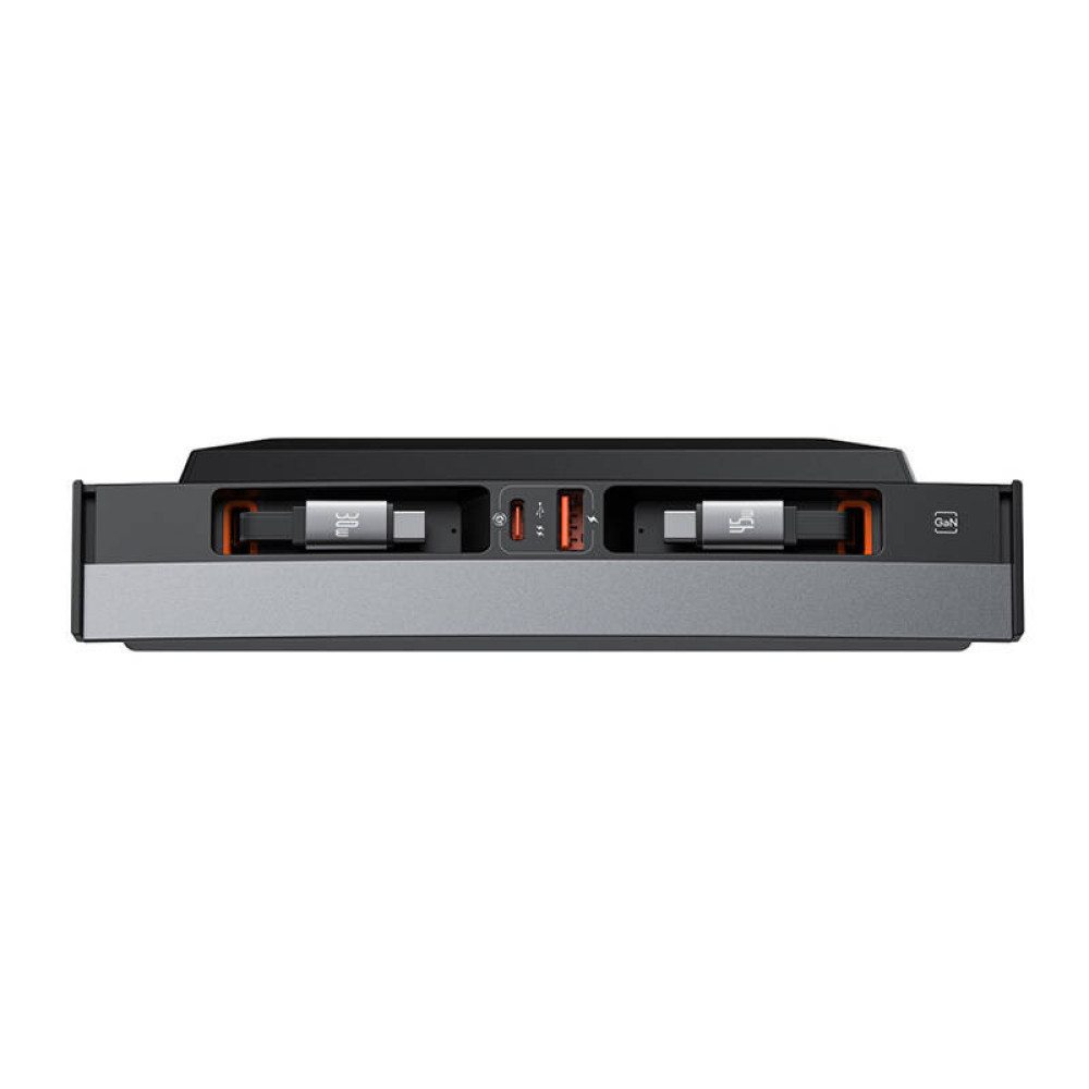 Хъб за вграждане за автомобили TESLA T-Space BASEUS (B00051300111-02) 45W - 2xUSB-A, 2xUSB-C + кабел Type-Cx2 Хъб за вграждане за автомобили TESLA T-Space BASEUS (B00051300111-02) 45W - 2xUSB-A, 2xUSB-C + кабел Type-Cx2