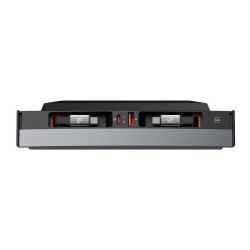 Хъб за вграждане за автомобили TESLA T-Space BASEUS (B00051300111-02) 45W  - 2xUSB-A, 2xUSB-C + кабел Type-Cx2 Хъб за вграждане за автомобили TESLA T-Space BASEUS (B00051300111-02) 45W  - 2xUSB-A, 2xUSB-C + кабел Type-Cx2