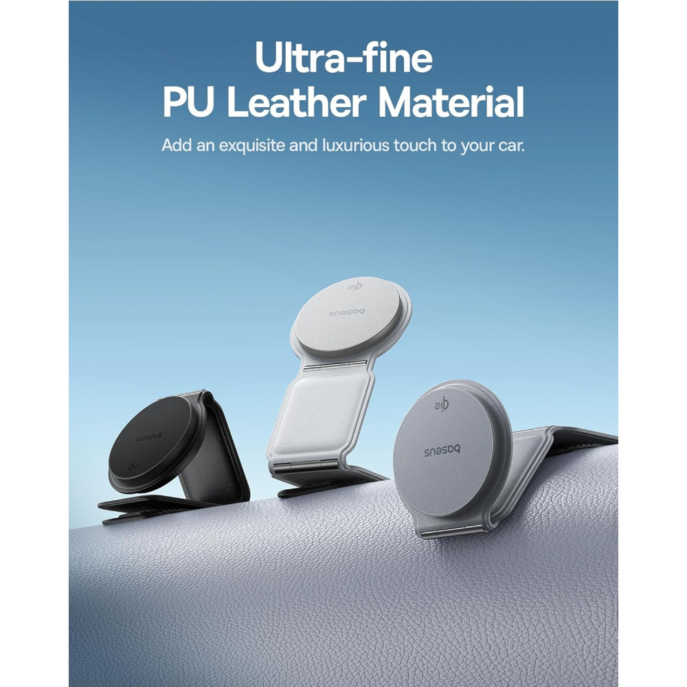 Холдер BASEUS + безжично зарядно 15W, PrimeTrip C02 Prime Qi2 Mega (C40169003111-00)