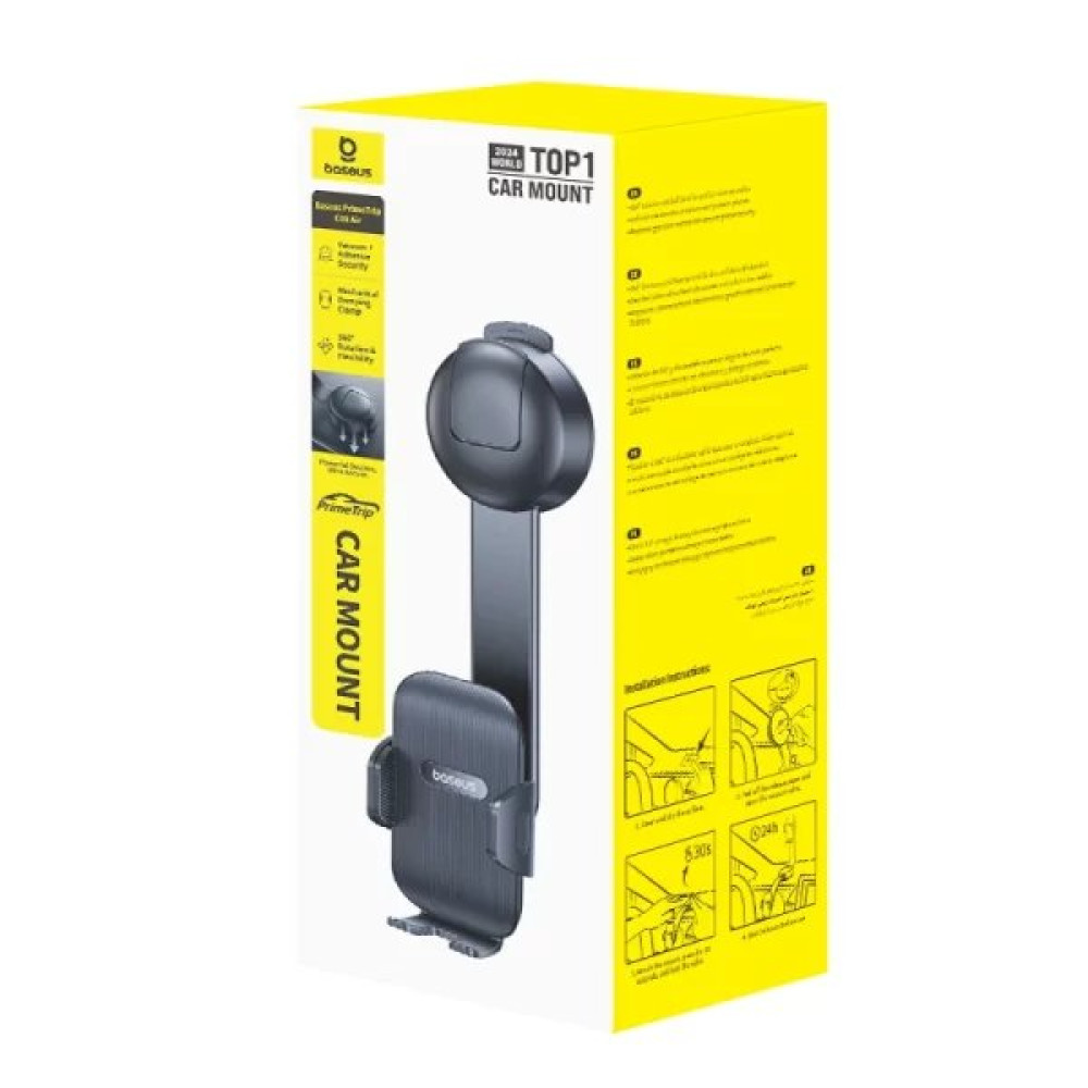 Холдер BASEUS PrimeTrip C03 Air Clamping, вакуум (C0013C01) Холдер BASEUS PrimeTrip C03 Air Clamping, вакуум (C0013C01)