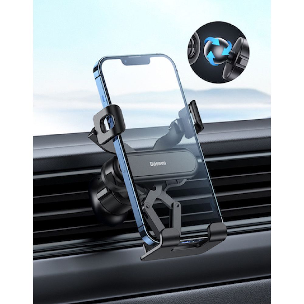 Холдер BASEUS - Stable Gravitational Car Mount Lite - (SUWX010001)