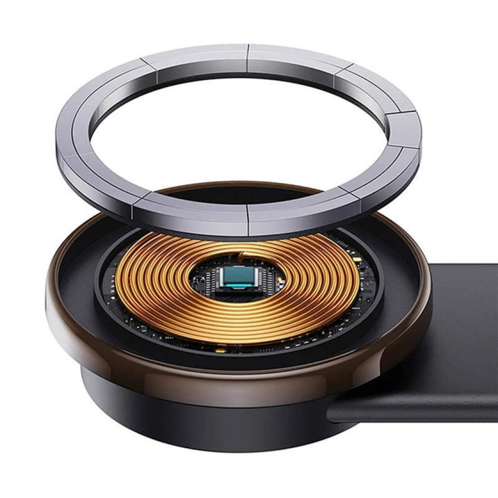  Холдер BASEUS + безжично зарядно 15W, C02 Pro Magnetic (C40156000111-00)