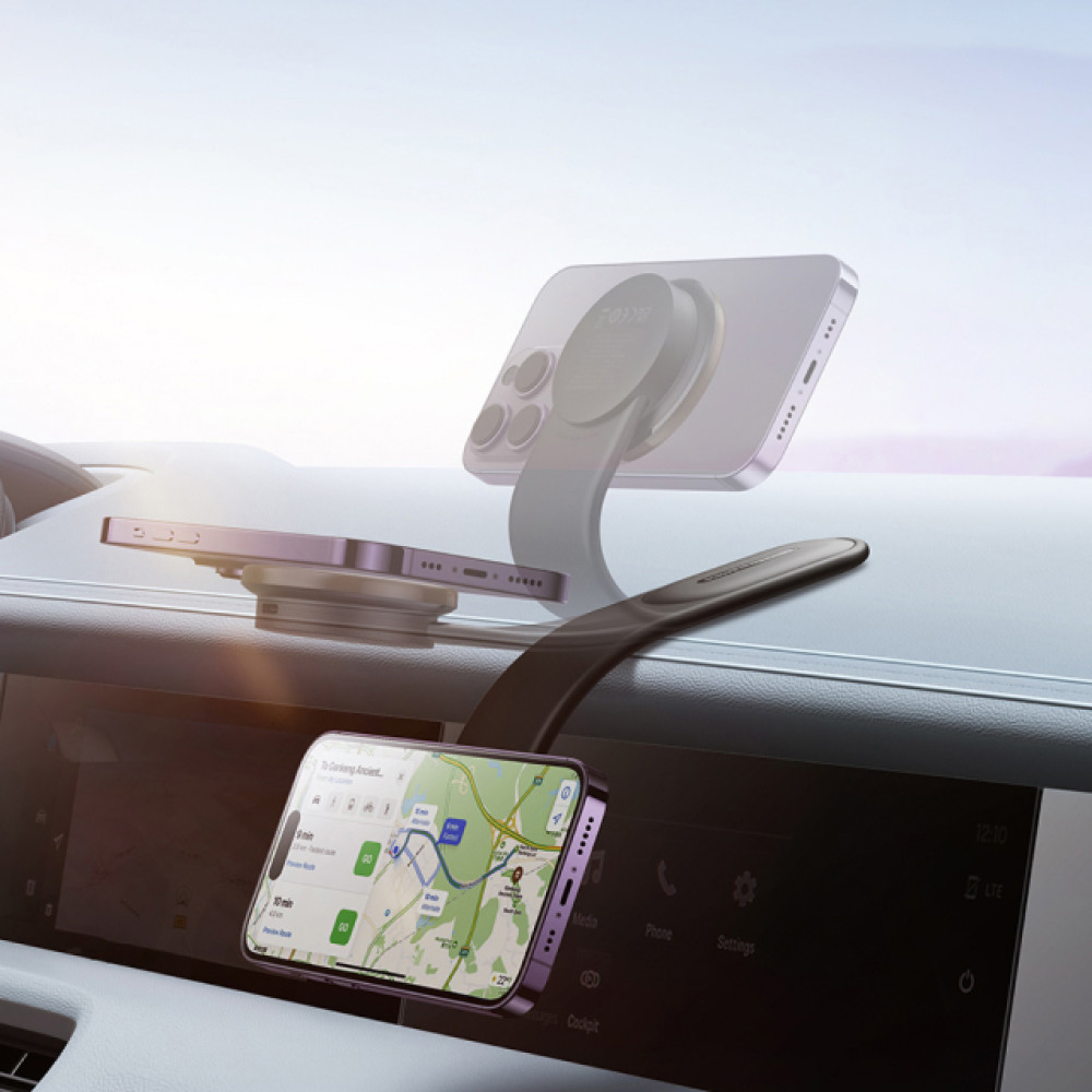  Холдер BASEUS + безжично зарядно 15W, C02 Pro Magnetic (C40156000111-00)