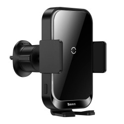 Холдер BASEUS + Wireless 15W, Halo Electric (SUDD000001)