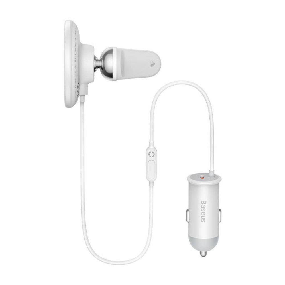 Холдер BASEUS Wireless + Зарядно за автомобил USB-C, 40W - CW01 (SUCX040102)