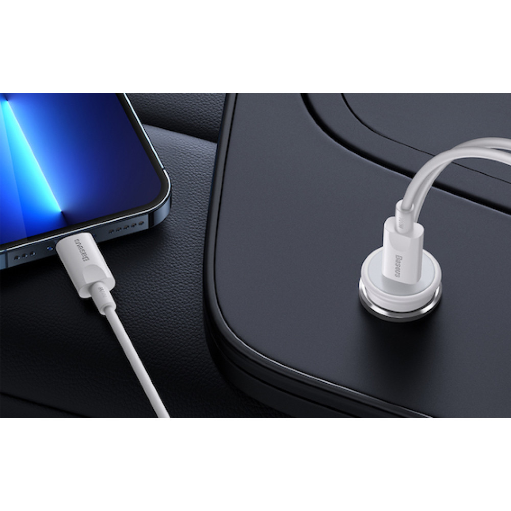 Холдер BASEUS Wireless + Зарядно за автомобил USB-C, 40W - CW01 (SUCX040102)