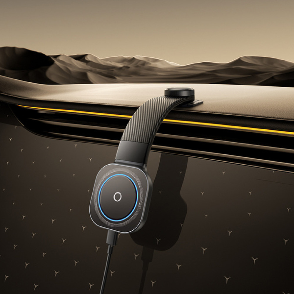  Холдер BASEUS + безжично зарядно 15W, PrimeTrip C03 Pro Stick-on (C0013A01)