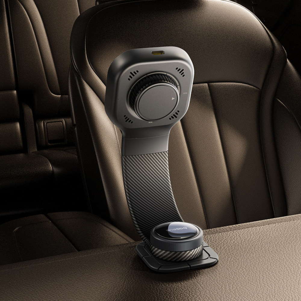  Холдер BASEUS + безжично зарядно 15W, PrimeTrip C03 Pro Stick-on (C0013A01)