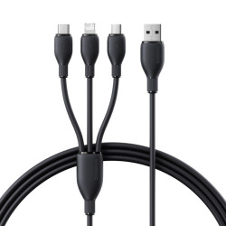  Кабел 3-в-1 BASEUS Ultra-fast , USB-A към Type-C, Lightning и Micro USB, (P10376303121-00) 1.3 метра
