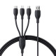  Кабел 3-в-1 BASEUS Ultra-fast , USB-A към Type-C, Lightning и Micro USB, (P10376303121-00) 1.3 метра
