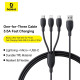  Кабел 3-в-1 BASEUS Ultra-fast , USB-A към Type-C, Lightning и Micro USB, (P10376303121-00) 1.3 метра