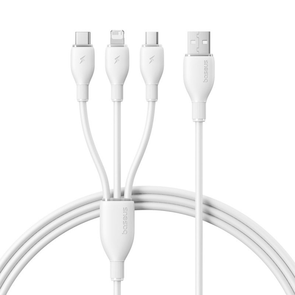  Кабел 3-в-1 BASEUS Ultra-fast , USB-A към Type-C, Lightning и Micro USB, (P10376303211-00) 1.3 метра