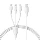 Кабел 3-в-1 BASEUS Ultra-fast , USB-A към Type-C, Lightning и Micro USB, (P10376303211-00) 1.3 метра