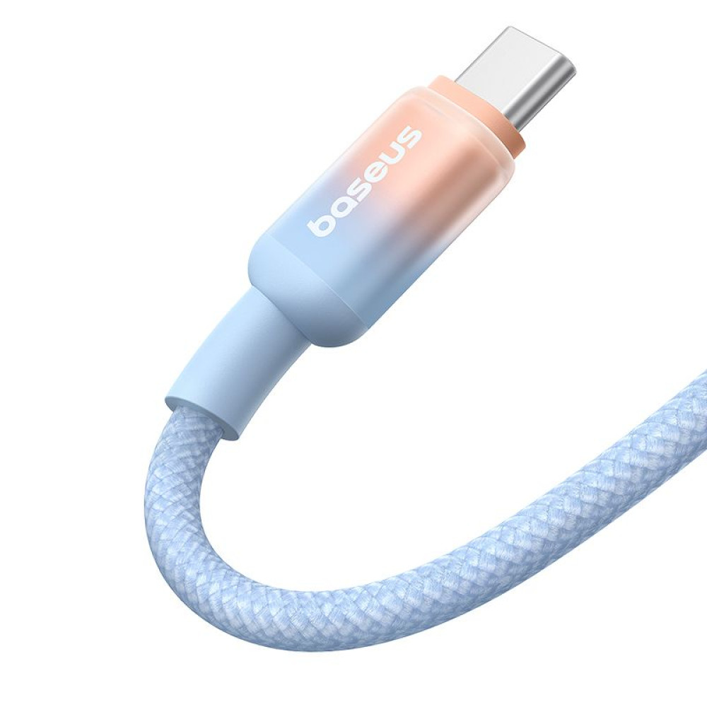  Кабел BASEUS 100W, TYPE-C към Type-C, Discolor Series, 1 метър (P10374902311-00)