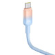  Кабел BASEUS 100W, USB-A - Type-C, Discolor Series, 1 метър (P10374903311-00)