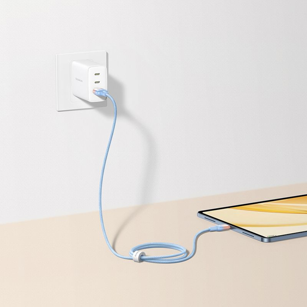  Кабел BASEUS 100W, USB-A - Type-C, Discolor Series, 1 метър (P10374903311-00)