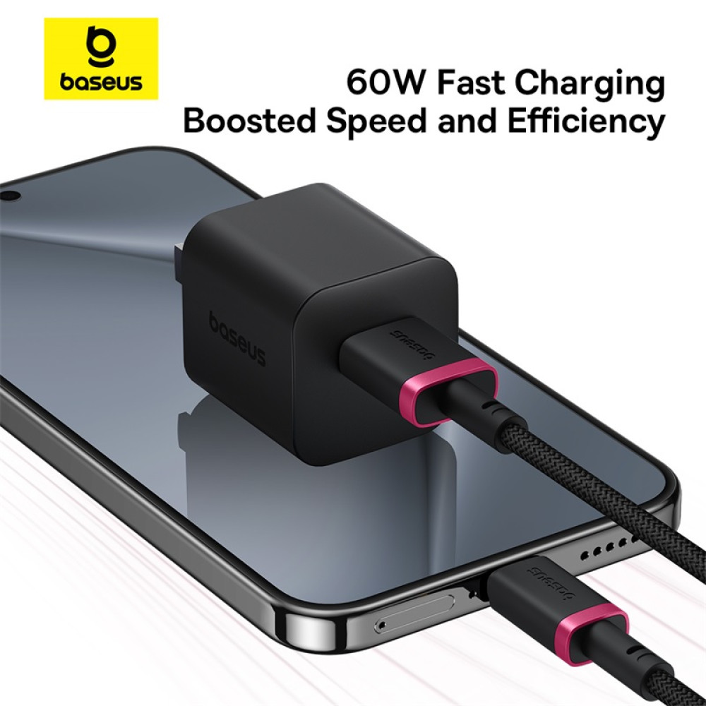 Кабел BASEUS 60W, USB-А - Type-C, 1 метър, Dura (P10377802U01-01) Кабел BASEUS 60W, USB-А - Type-C, 1 метър, Dura (P10377802U01-01)