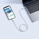  Кабел BASEUS 20W, USB-C - Lightning, Silky Series (P10377700213-00), 1 метър
