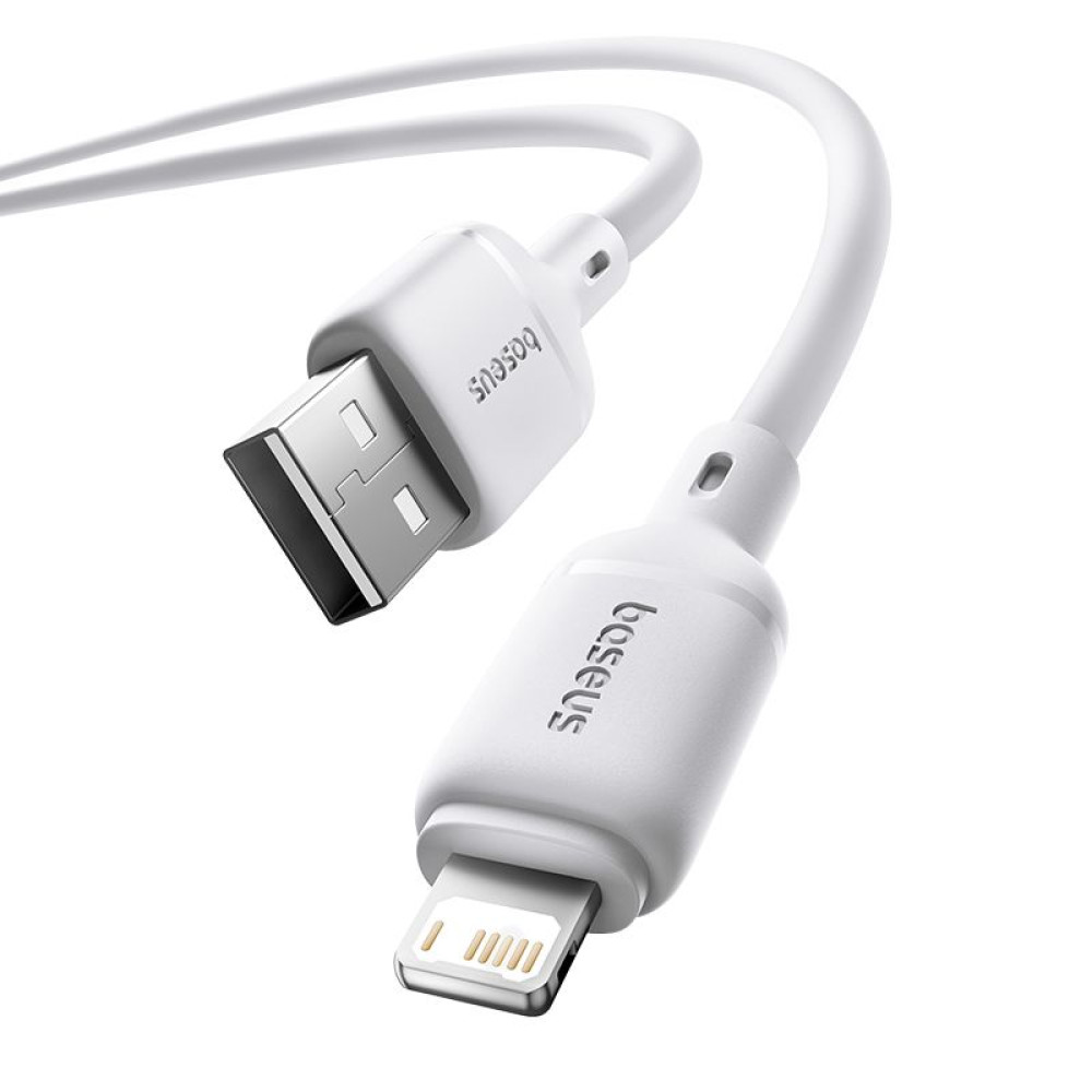  Кабел BASEUS  2.4A, USB-A - Lightning, Silky Series (P10377702213-01), 2 метра