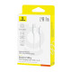  Кабел BASEUS  2.4A, USB-A - Lightning, Silky Series (P10377702213-00), 1 метър