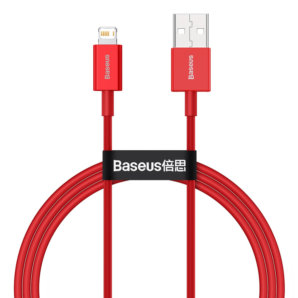 Кабел BASEUS Superior, USB-A - Lightning, 2.4A, 1 метър (CALYS-A09)